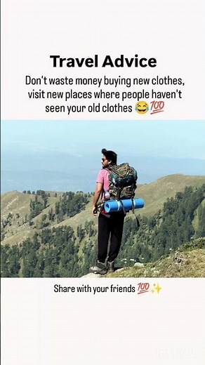 don't waste money buying new clothes 💯 travel hack for your next adventure holiday package