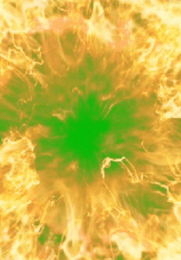 Explosion Effect Green Screen CapCut Template