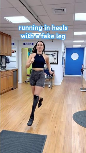 Maddy, BK Amputee, Walks & Runs in Heels with Adjustable Prosthetic