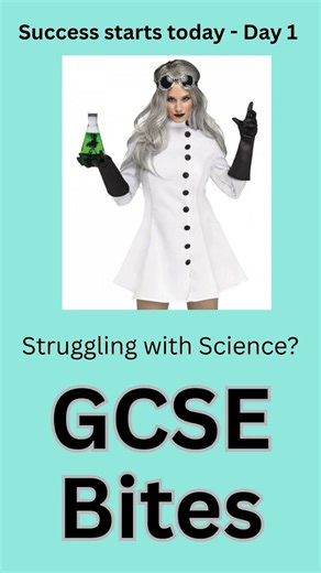 GCSE Bites for Science Day 1 Struggling with Science? #science #gcse #chemistry #biology #physics