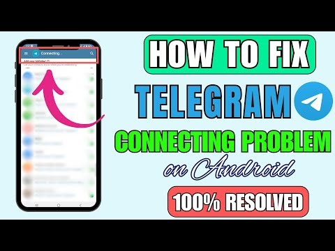 How To Fix Telegram "Connecting" Problem on Android Phone | #telegram