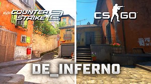 Comparison between CS:GO & CS2 (Inferno) - YouTube: Virre CSGO | Virre CS2