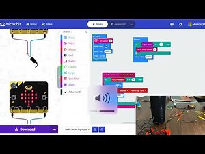 How to use Micro:Bit Micro controller, Radio Signal, Light Sensor and Music in the Physical World
