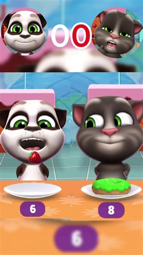 Funny Challenge Ate Foods with My Talking Tom Game