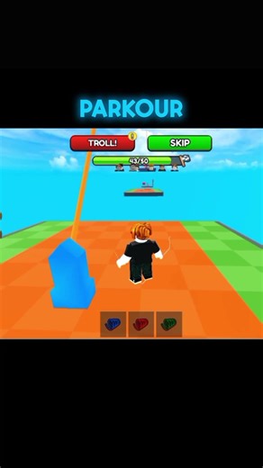Roblox Parkour Gameplay 🔥#shorts #roblox