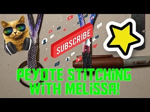 BEADING TUTORIAL - HOW TO CONNECT KEYCHAINS (PEYOTE STITCHING)