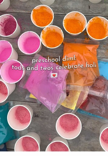 we are so grateful to share and experience different cultural celebrations together!! our friends had an amazing time welcoming spring this morning✨🌈🌸 #holicelebration #carmelmountainpreschool #festivalofcolors #preschoolactivities #sandiegokids
