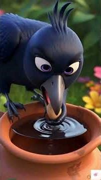 The Thirsty Crow Story | Moral Story for Kids | Animated Kids Story
