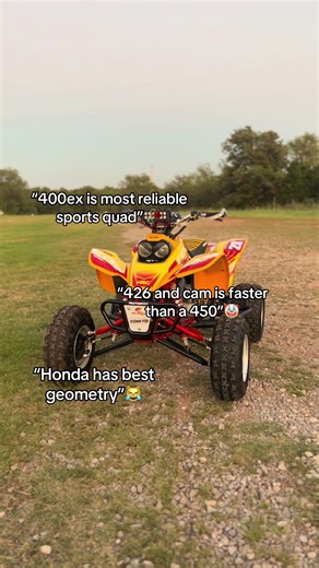 The Best Sports Quads: 400EX vs YFZ450R vs TRX400EX