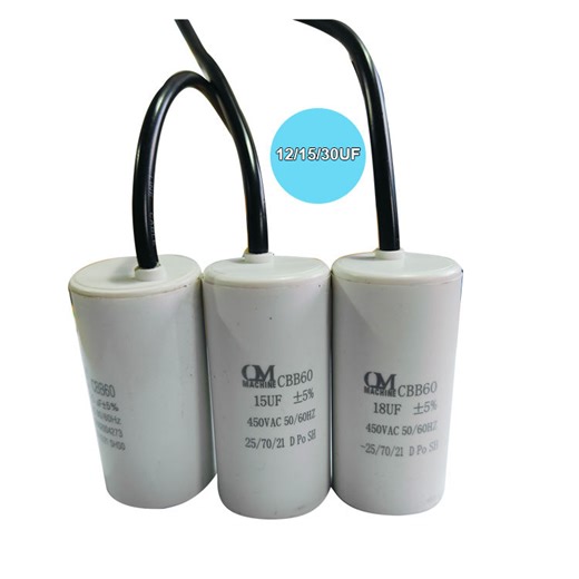 CBB60 Metallized Film Capacitor 10-100μF 450V, Explosion-Proof, 50/60Hz Motor Use