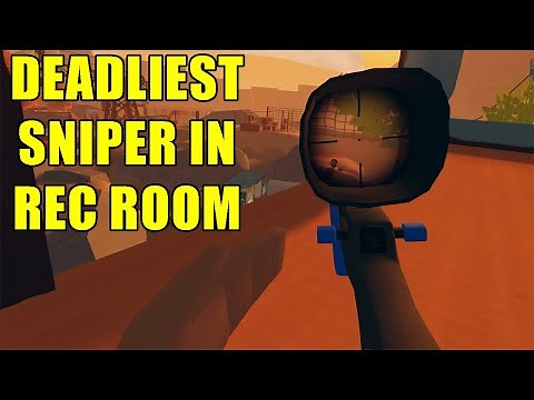DEADLIEST SNIPER IN REC ROOM PAINTBALL | Rec Room VR Gameplay