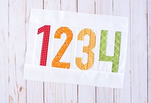 6-inch Number Punctuation FPP, Foundation Paper Piecing Patterns, Quilt Block, PDF Download, 1, 2, 3, 4, 5, 6, 7, 8, 9, 0, - Etsy