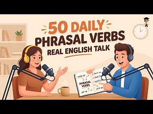 Learn 50 Daily Phrasal Verbs in Real English Conversation | English Listening Practice