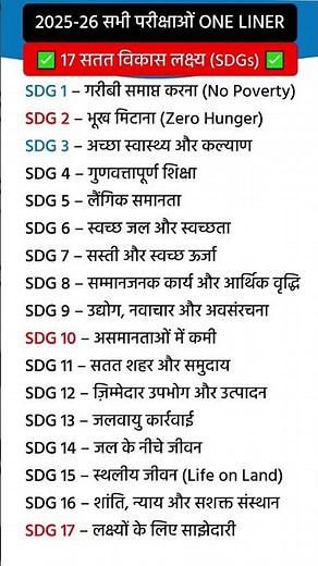संयुक्त राष्ट्र के 17 सतत विकास लक्ष्य (17 Sustainable Development Goals SDGs) 2030 | United Nations