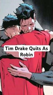 Tim Drake Quits As Robin?! #batman #dccomics #comics