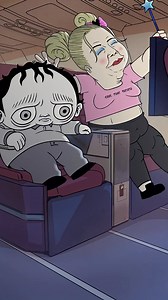 Disney Trip Gone Wrong at 30,000 Feet (Animated by ‪MeatCanyon) #comic #drawing #funny #comedy #cartoon | Goob