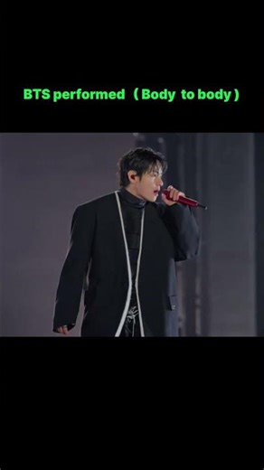 Bts perform body to body