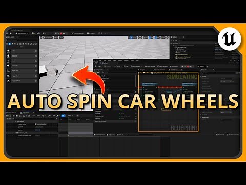 Make Car Wheels SPIN in UE5 with a Simple Car Blueprint for Sequencer | Unreal Engine TUTORIAL
