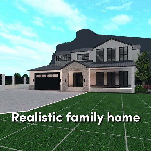 Realistic Bloxburg Family Home Layout
