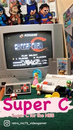 Super C on the Nintendo Entertainment System!