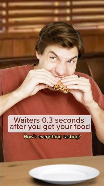 Waiters for some reason… 😒🤵🏻‍♂️#skit #funny #comedy #waiter #server #relatable #skits