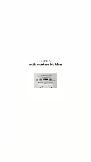 Arctic Monkeys Bio Ideas and Aesthetic Song Lyrics for IG Bios