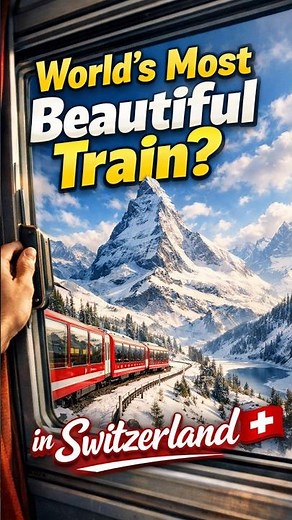 world’s most beautiful train ride — the Bernina Express #SwissTrain #WorldsMostBeautifulTrain #trip