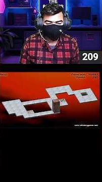 Bloxorz Level 7 Perfect Move 😳 | Puzzle Gameplay #shorts #bloxorzgame #puzzlegame #thepantherx