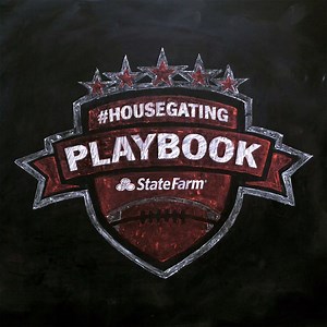 Connect your smartphone's wifi to the TV for pre-game coverage at the tailgate. #Housegating | State Farm