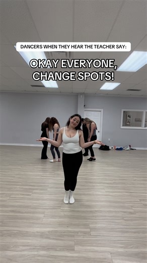 🚨PSA: When your teacher switches your spot in class… it’s not to mess with you 😅💃 Changing spots on the floor helps you: ✨ Challenge your muscle memory ✨ Learn to dance in different orientations ✨ Build spatial awareness ✨ Get out of autopilot & actually dance Dancing in a new spot can make the same choreo feel brand new — and that’s a good thing. Growth lives outside your comfort zone, and that includes your corner of the studio. 😉 So next time your teacher says “Let’s switch spots!” — embr