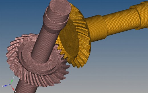 Hypermesh-齿轮六面体划分(step by step)