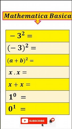 Basic mathematics! #mathematics