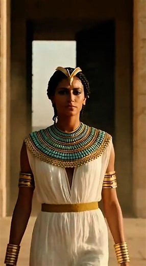 She defied Rome, faced Julius Caesar without fear, and walked like a queen even in chains — 👑