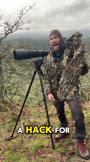 Here’s a HACK for photographers. Instead of spending lots of money, wrapping your lenses in camo gear by this instead. I bought a camo, jacket and pants combo from Amazon, and I use the pants over my lens as camo . This is a great hack for Wildlife Photographers. ##wildlifephotography##wildlifephotographer##camo##hack##hacks