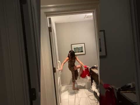 She forgot to turn off the camera in her hotel room and it caught THIS!! 😱