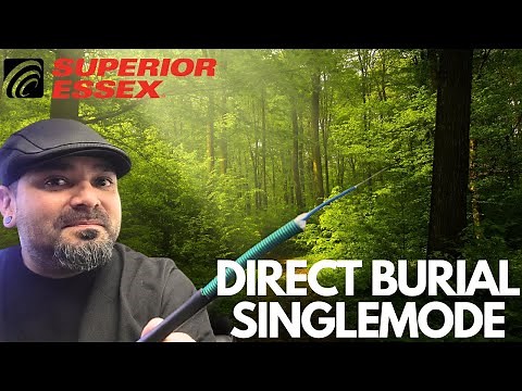 Fiber Optic Cable for Direct Burial Installation 12 strand Singlemode by Superior Essex