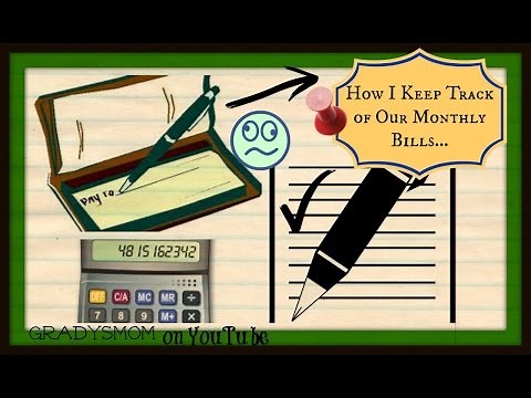 My method for Monthly Bill Paying (Simple + Easy)