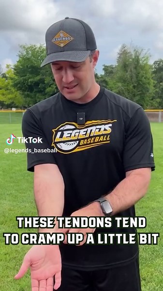 Your forearms can tighten up and cramp when swinging or throwing a lot. These 3 forearm stretches can be built into your arm care routine for yourself or your players. #armcare #legendsbaseball #baseball #baseballlife #kidsbaseball #baseballforkids #youthbaseball #coach #coachdavid #coaching