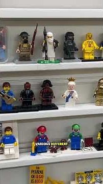 Tour of my custom LEGO minifigure collection! #lego #legocustom #legominifigures #legocollection
