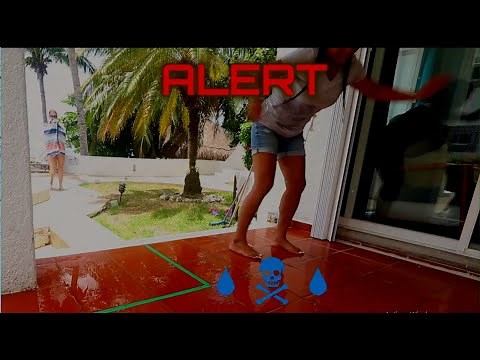 Cómo evitar caídas por resbalamiento pisos resbalosos. Antiderrapante