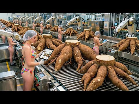Inside a Massive U S Cassava Flour Factory Full Production Process