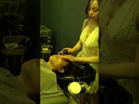 ASMR: Very nice masseuse!! Full Service (Shave, Ear Cleaning, Massage, Manicure) 📍매우 멋진 이발소 마사지사!! 🎥