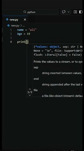 Learn Python Variables & f-Strings in 30 Seconds 🐍 | Python for Beginners