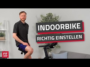 Adjust saddle height and handlebar distance for your workout | Adjusting the indoor bike correctl...