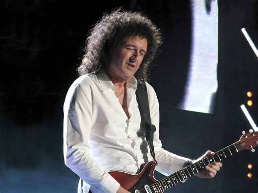 The legendary musician Brian May labelled a "genius"