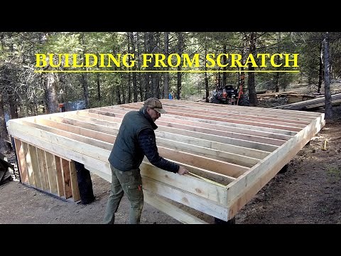 Off-Grid Workshop Build - Bobcat Log Hauling & Milling Subfloor Boards Pt.5
