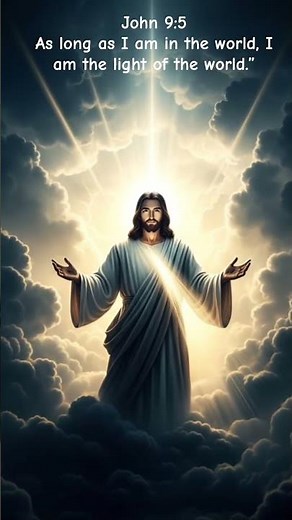 Jesus – The Light of the World #jesusislight #lightoftheworld #bibleverse #christianfaith