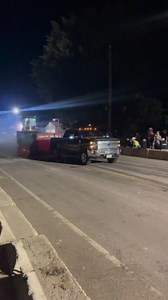 Winning hook in the stock diesel class on asphalt in Blair Wisconsin. | Farm Stock Tractor Pullers