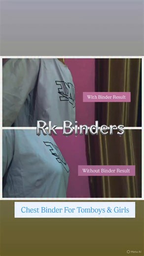 Rainbow 🏳️‍🌈 Raki on Instagram: "Chest binder is especially beneficial for those who have Gender Dysphoria I mean those who are Biologically Girl but have boy feelings..if A inner wear Gives you confidence And give smile on your face just buy & wear.. don't think to much 🤗❤️🏳️‍🌈 . . #chestbinder #fortomboy #tomboys #transman #instagram #smallbusiness #reels #explore #selling #menufacturer #azad_soul"