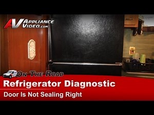 Amana Refrigerator Repair - Door Is Not Sealing Right - Freezer Door Gasket
